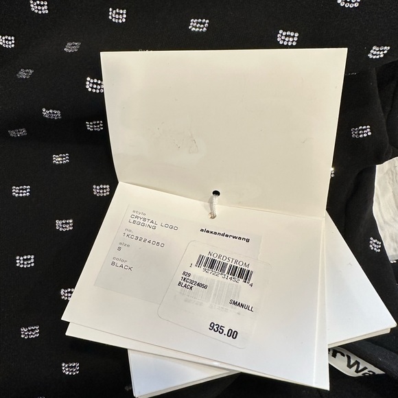 Alexander Wang Crystal Logo Legging -Size Small - Picture 6 of 6